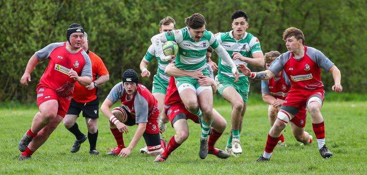 Newcastle Emlyn on a powerful charge. Picture Newcastle Emlyn